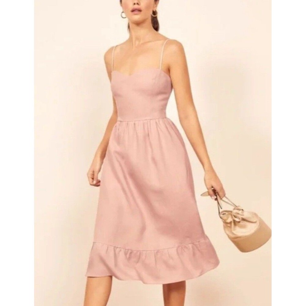 Reformation linen dress